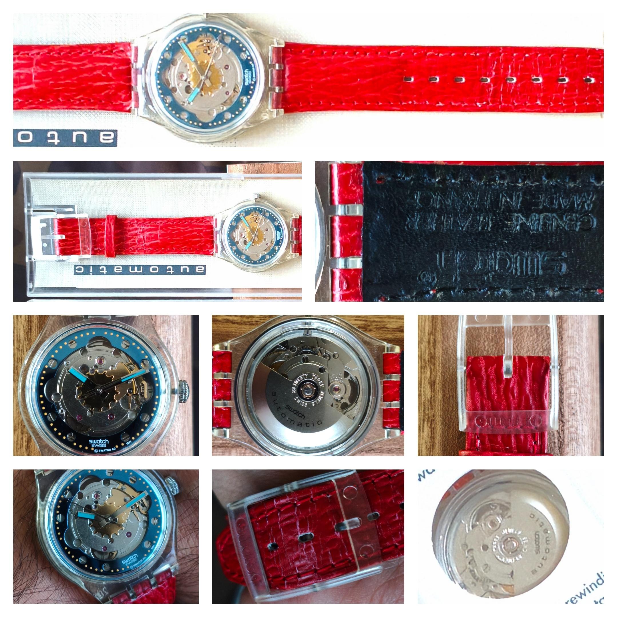 Swatch Automatic Skeleton Transparent