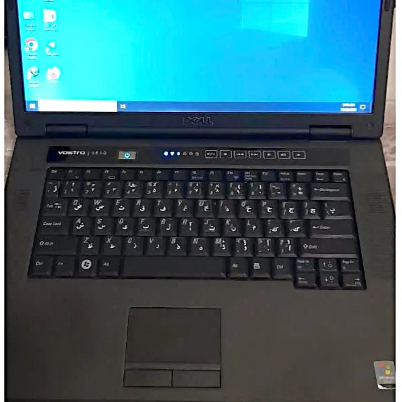 لبتاپ VOSTRO 1510 کاملا سالم بدون باتری