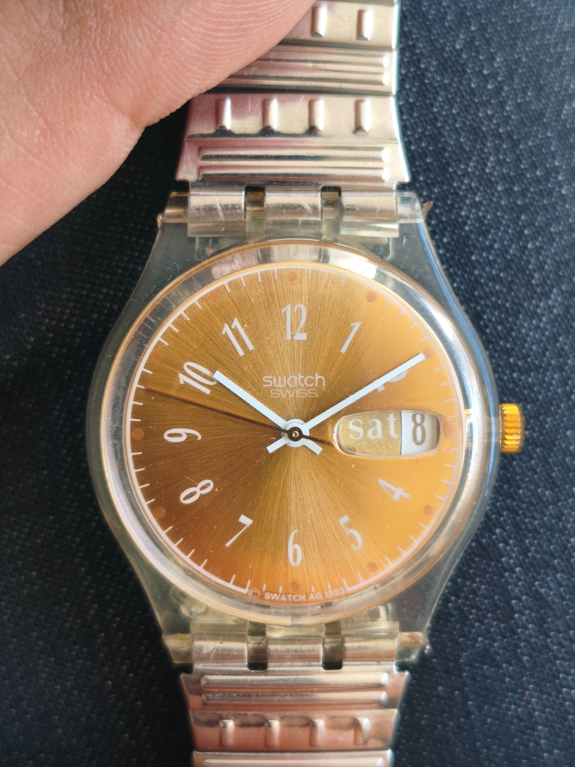 Swatch Gold Breeze (GK710) Originals Gent, 1994