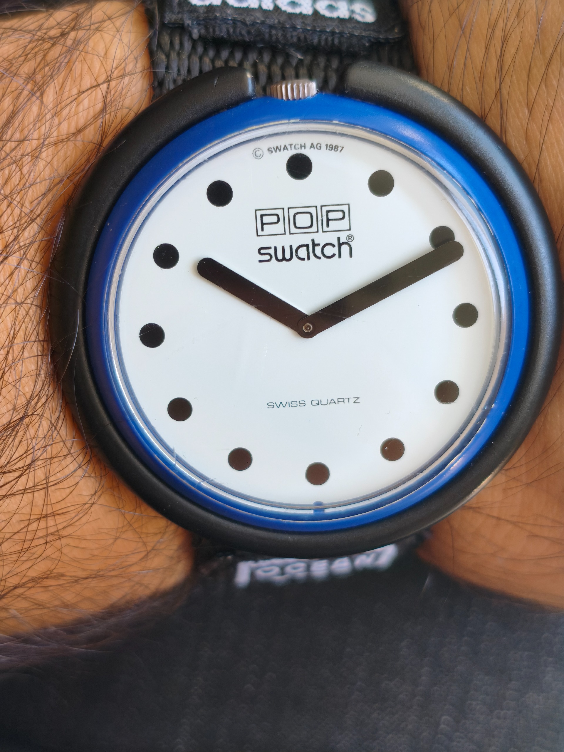 1989 Pop Swatch Jet Black Rare