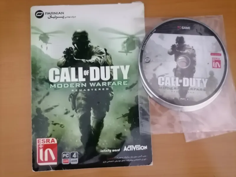 بازی کامپیوتر کالاف call of duty mw1 remastered