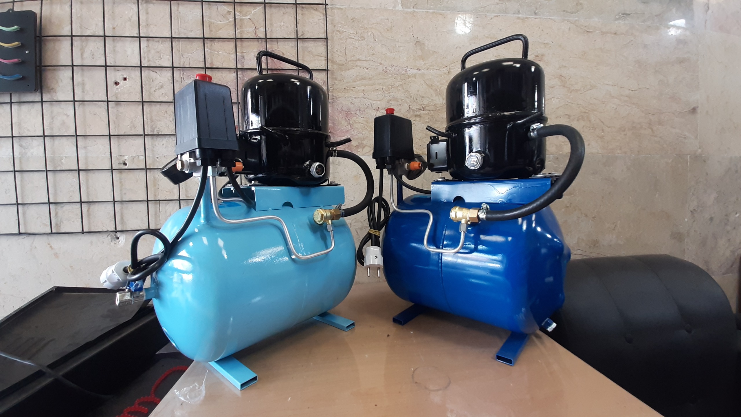 پمپ باد یخچالی کمپرسور سایلنت بی صدا با گارانتی