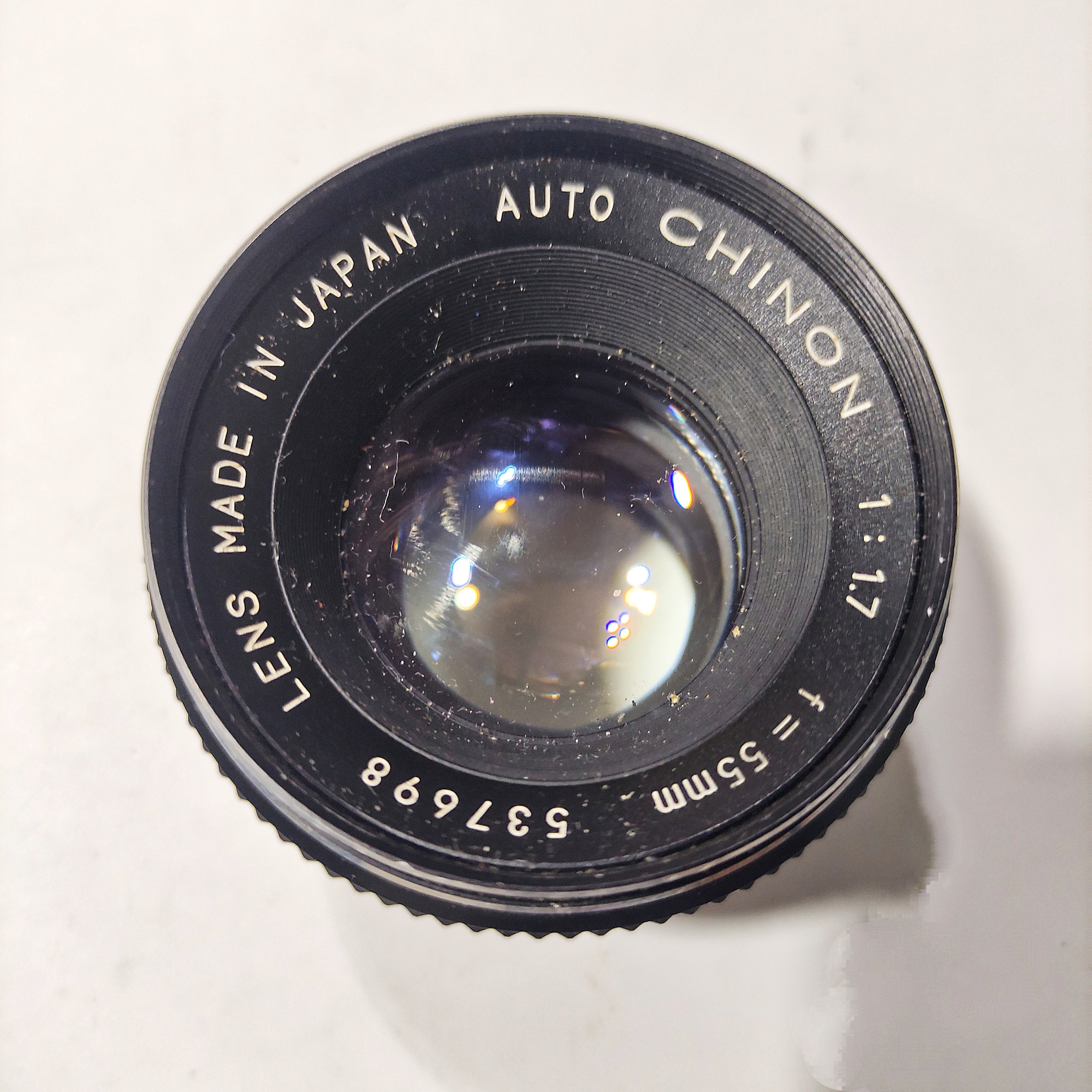 لنز F1.7 CHINON 55 Auto پیچی M2