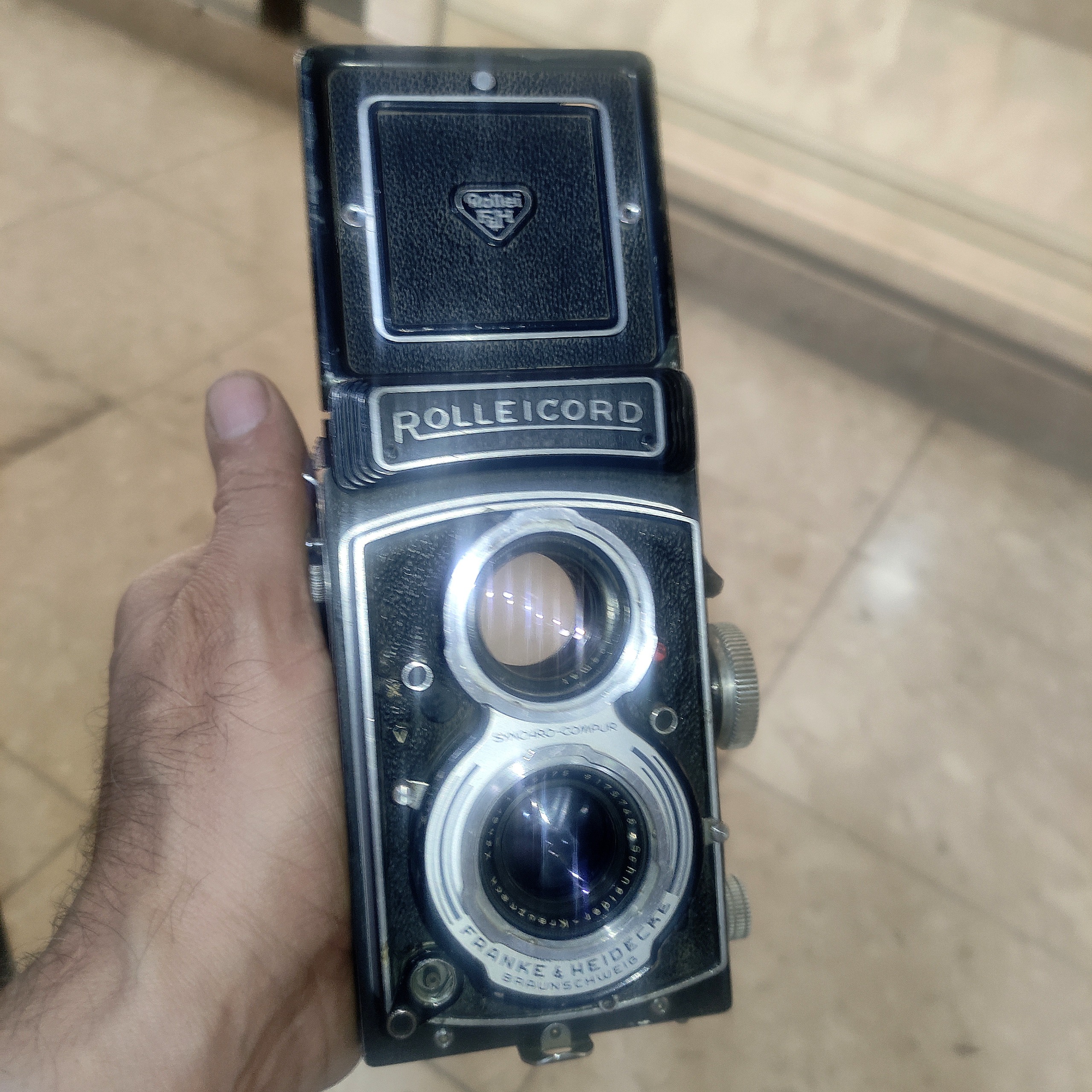  Rolleicord دوربین 120 با لنز 75mm f3.5