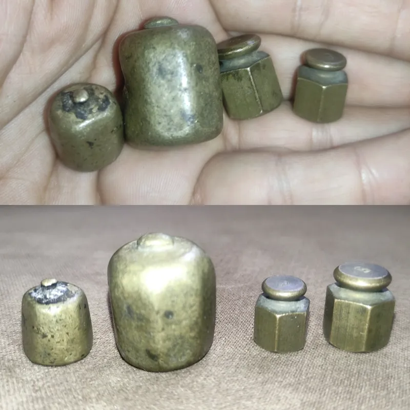وزنه برنجی ست 4 تایی کلاسیک خاص