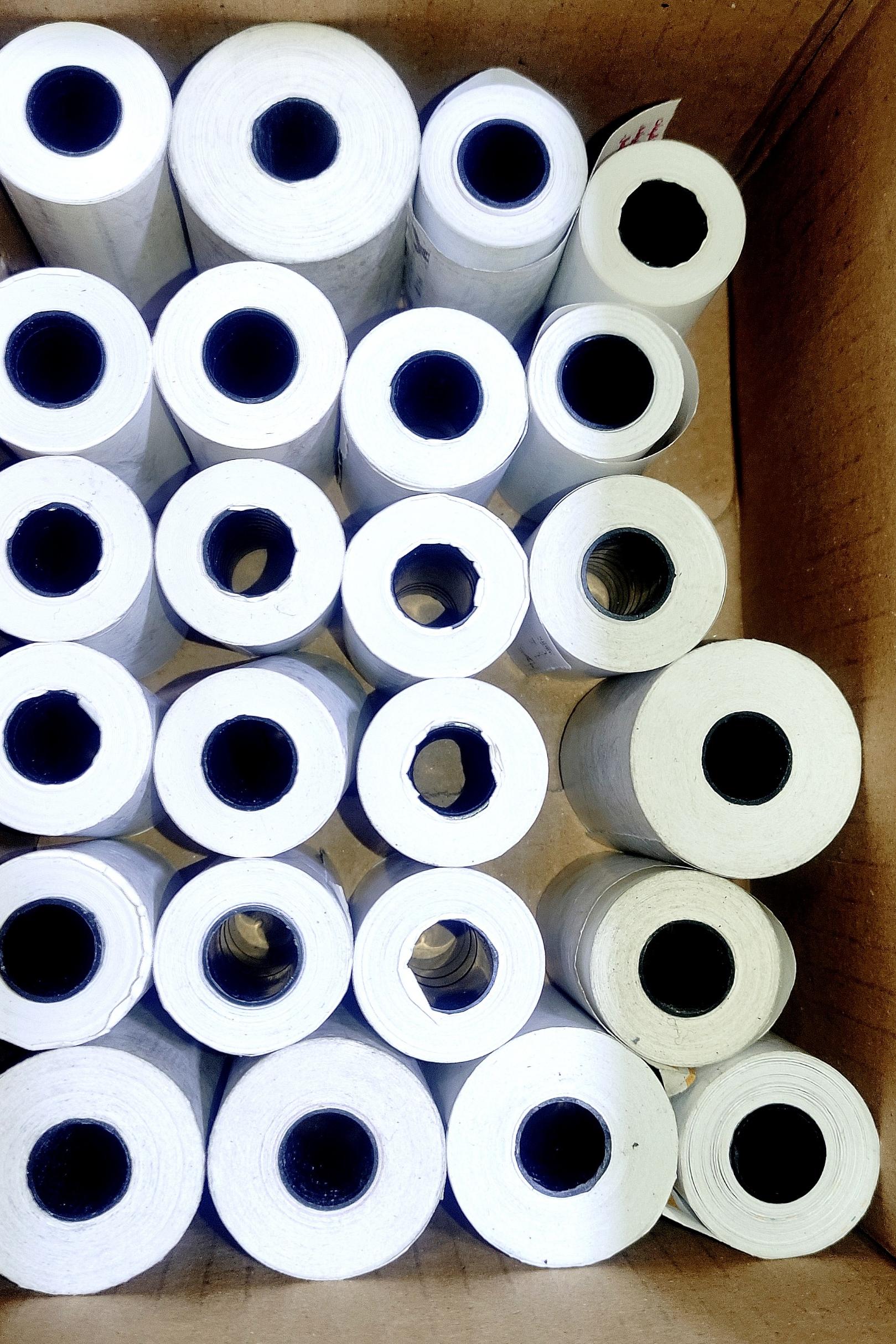 20 رول کاغذ حرارتی دستگاه کارتخوان