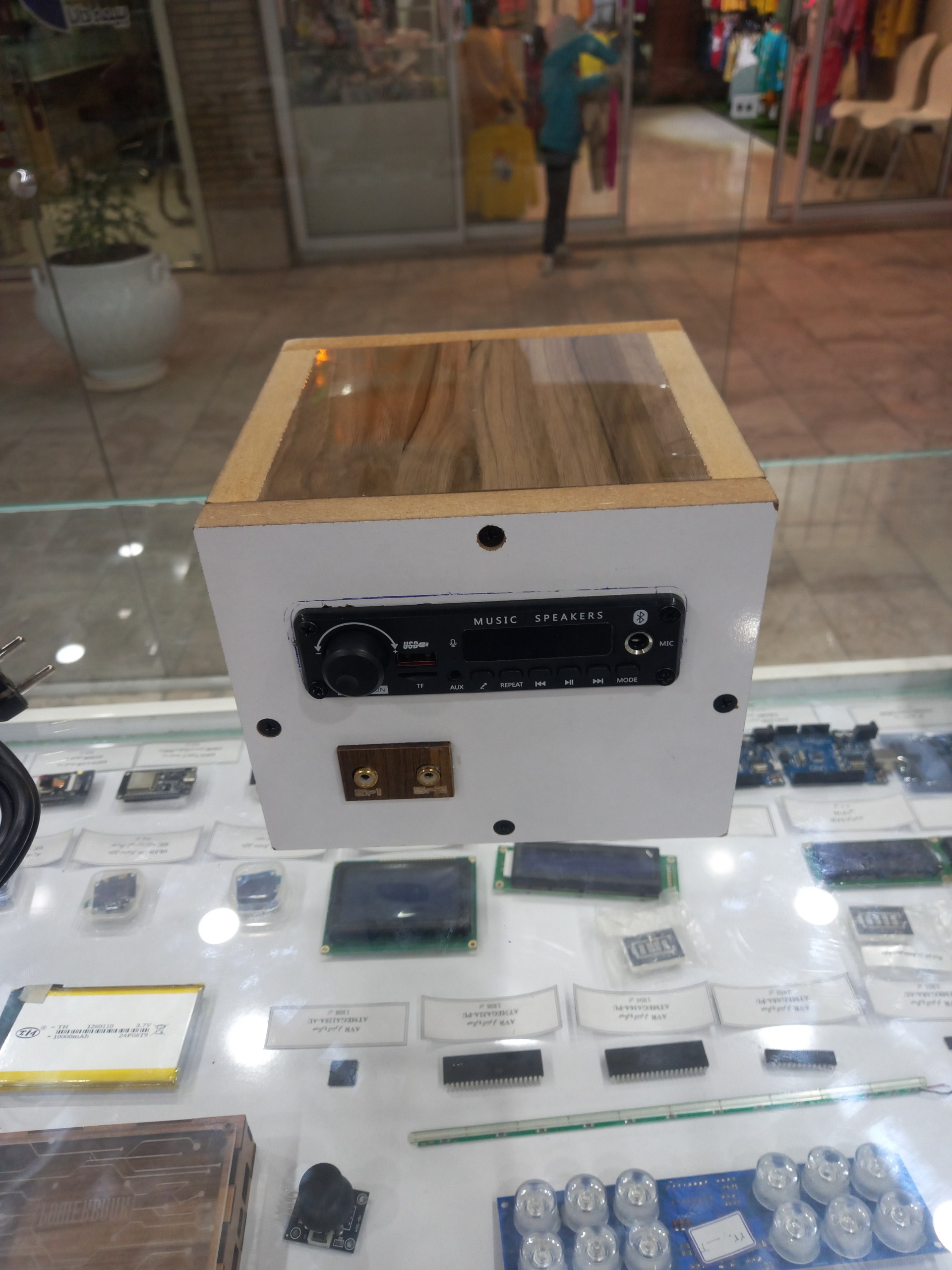 آمپلیفایر 4 کانال با خروجی ساب بلوتوثی با ولوم