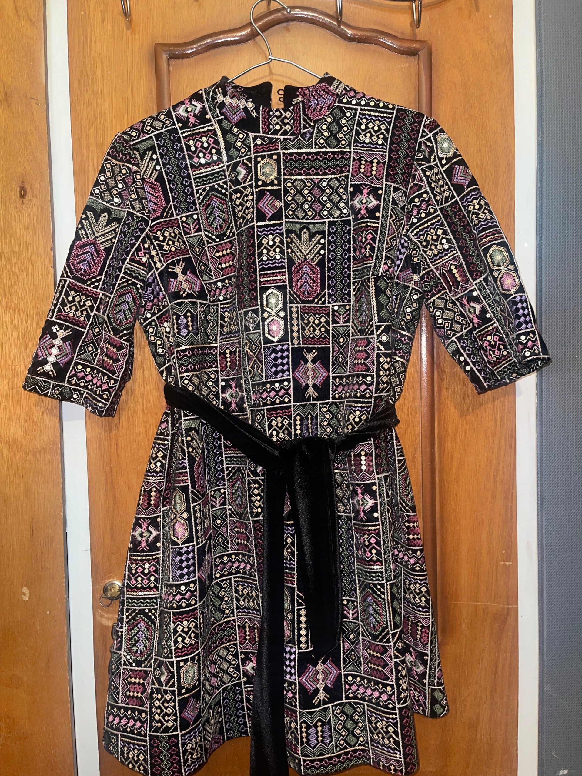 پیراهن مخمل مناسب سایز44/46