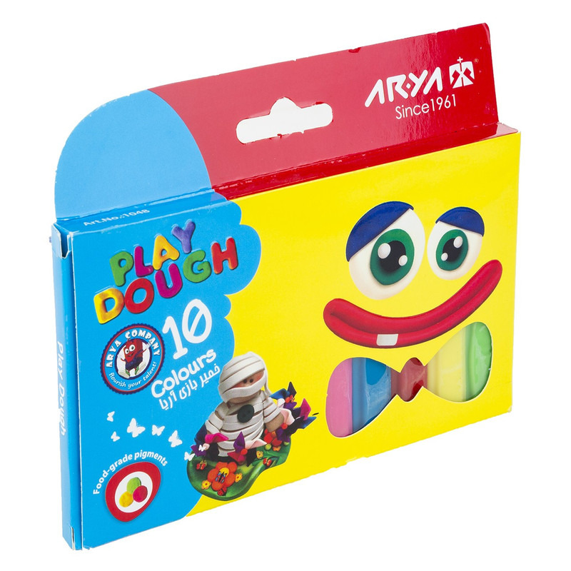 خمیربازی 10 رنگ آریا