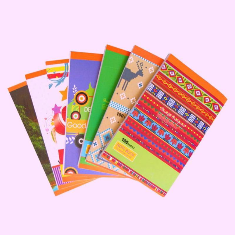 دفتر 100 برگ ساده انگلیسی