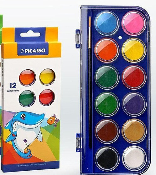 آبرنگ 12 تایی پیکاسو