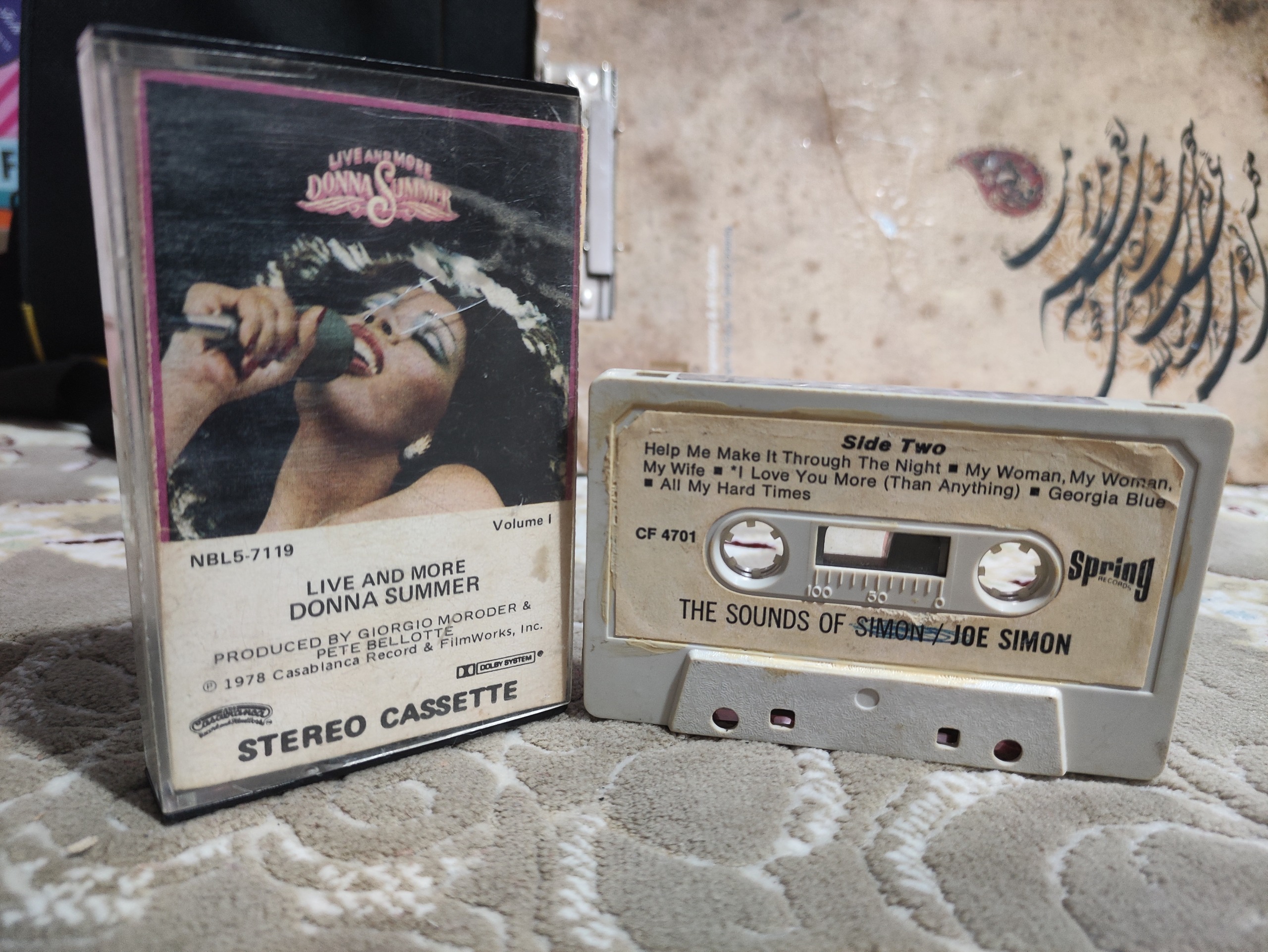 4 عدد نوار کاست اورجینال خوانندگان آمریکایی