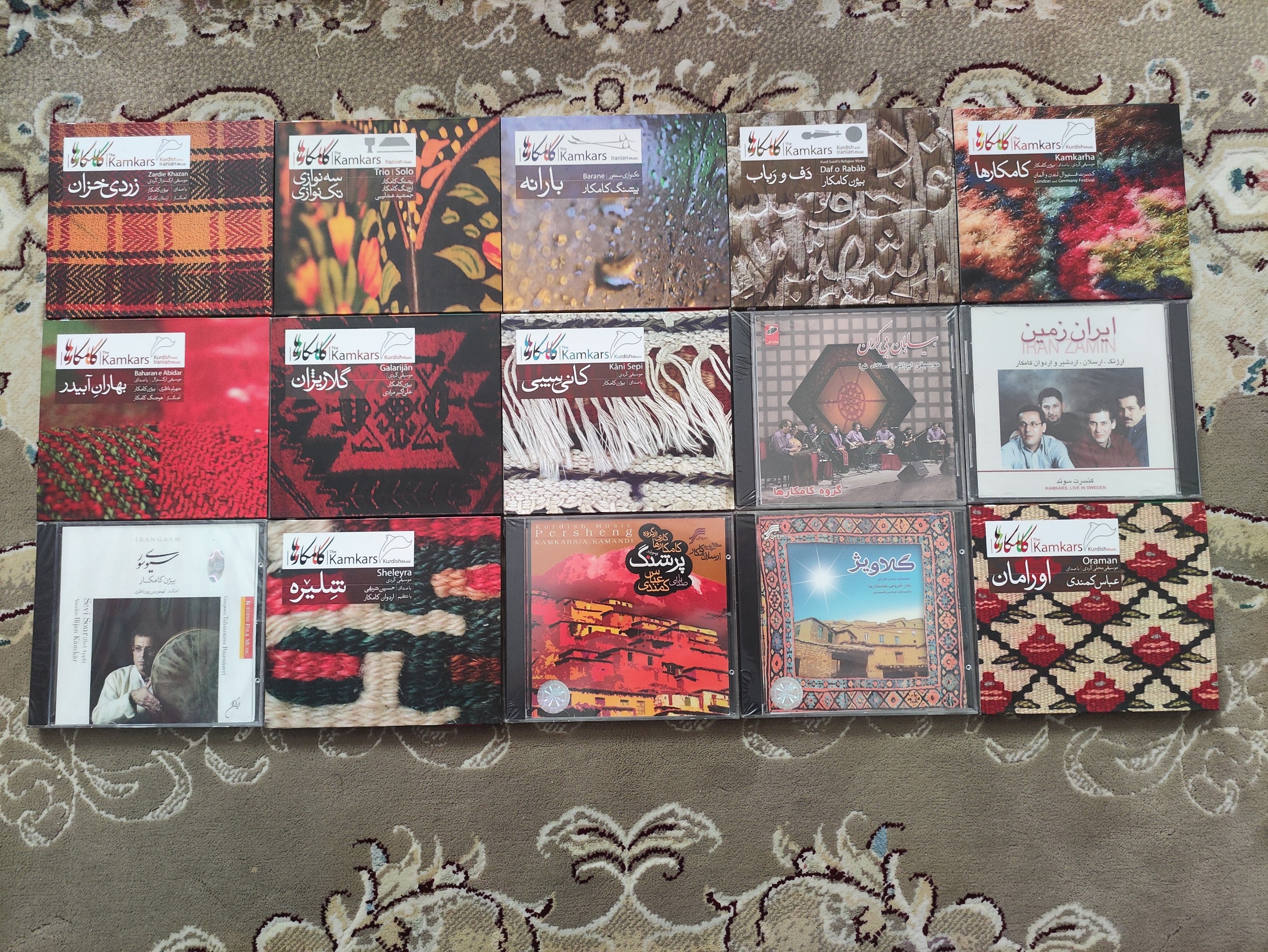 مجموعه 15 عددی سی دی اورجینال کامکارها پلمپ