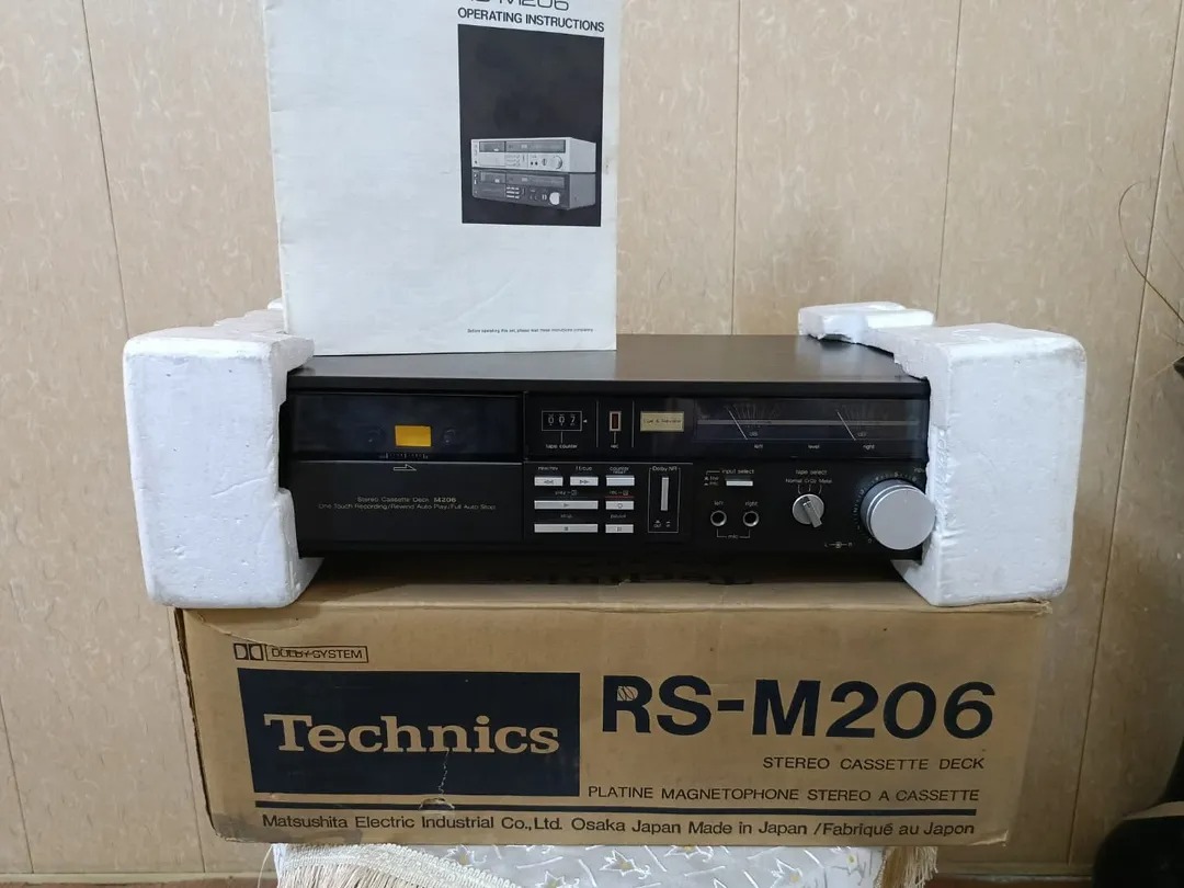 دستگاه استریو کاست دک Technics RS-M206 نو(توضیحات)