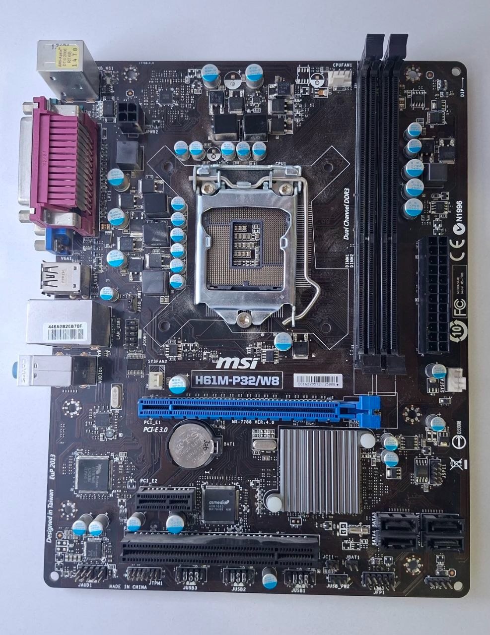 مادربرد MSI H61M-P32/W8 (توضیحات خوانده شود)