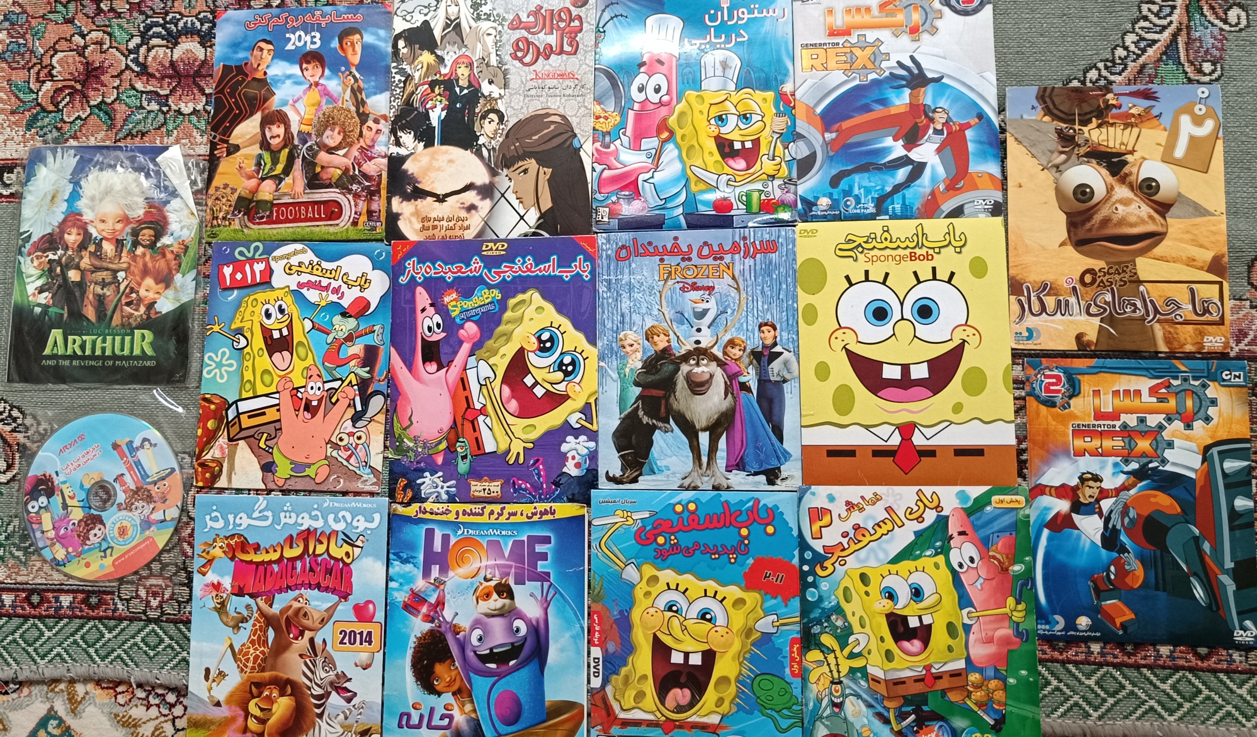 16 عدد DVD اورجینال انیمیشن