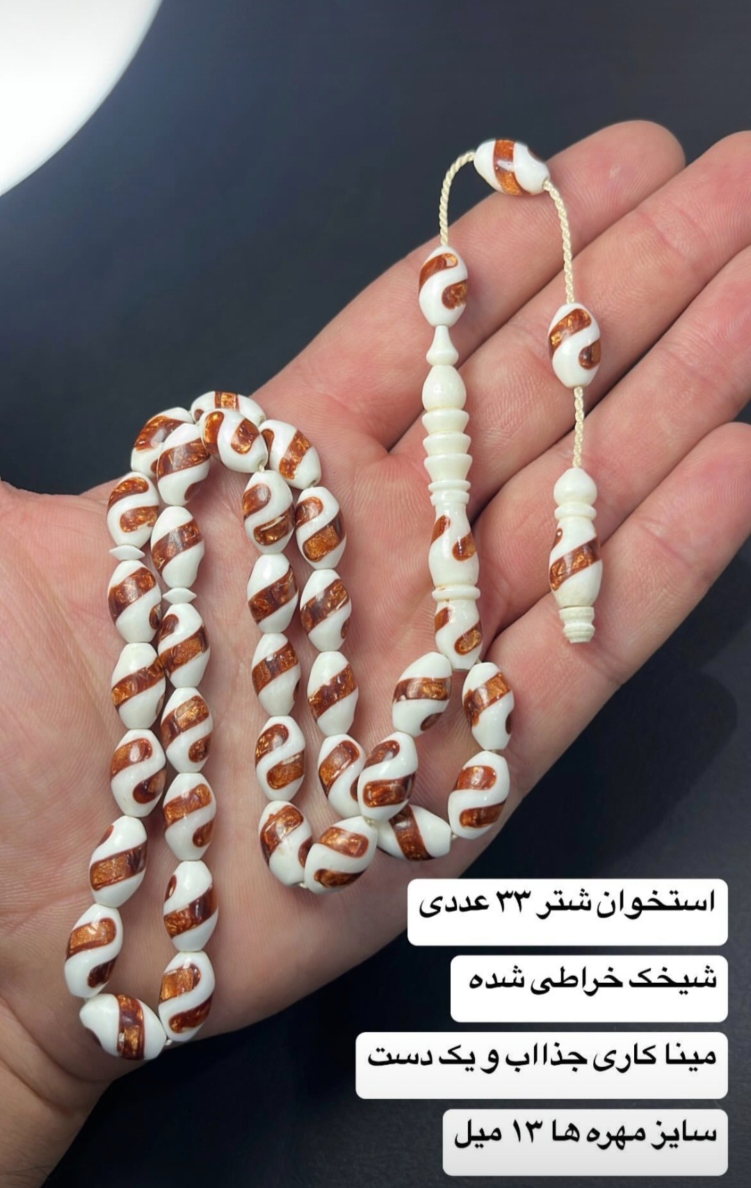 استخوان شتر میناکاری شده