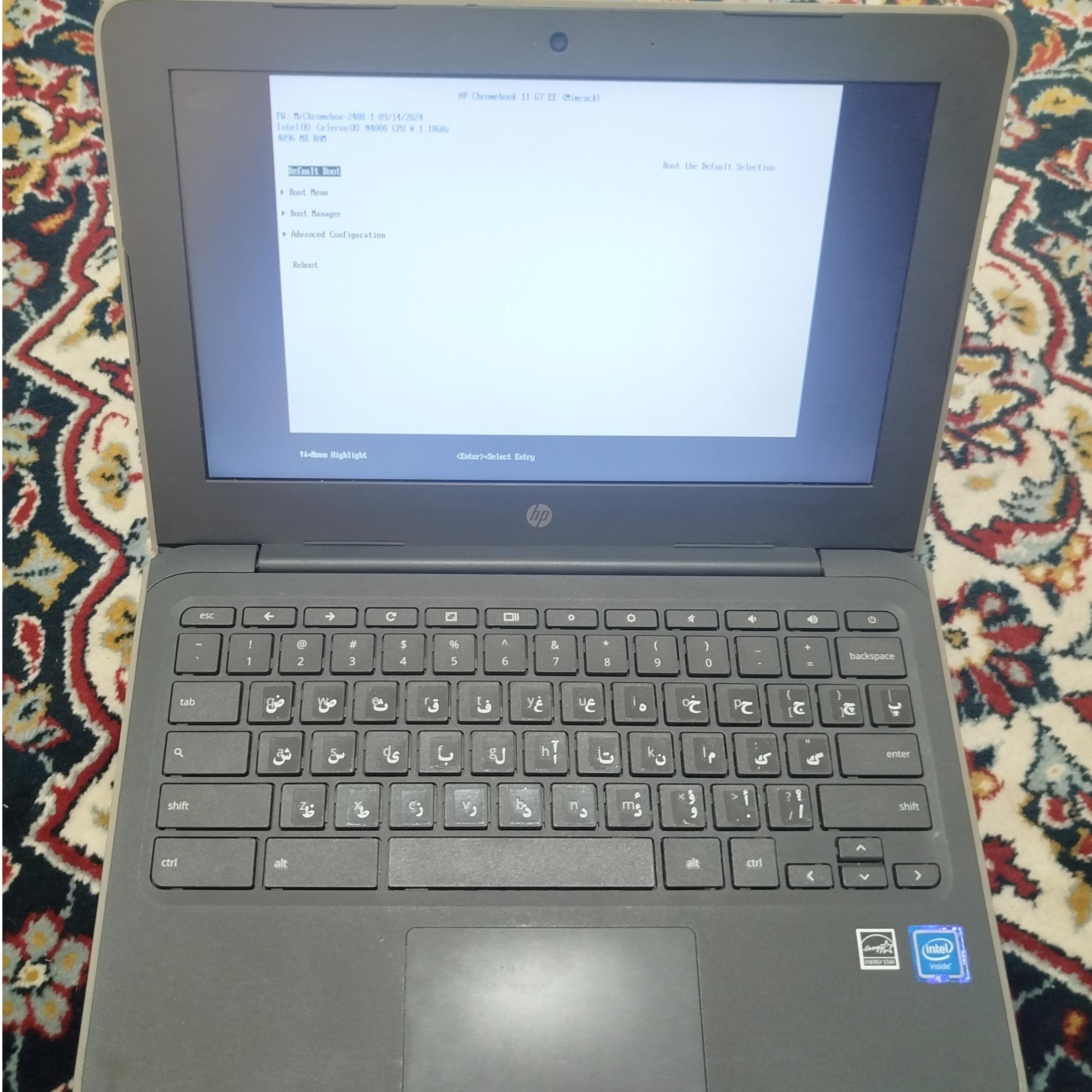 کروم بوک hp chrome book 11 g7 ee