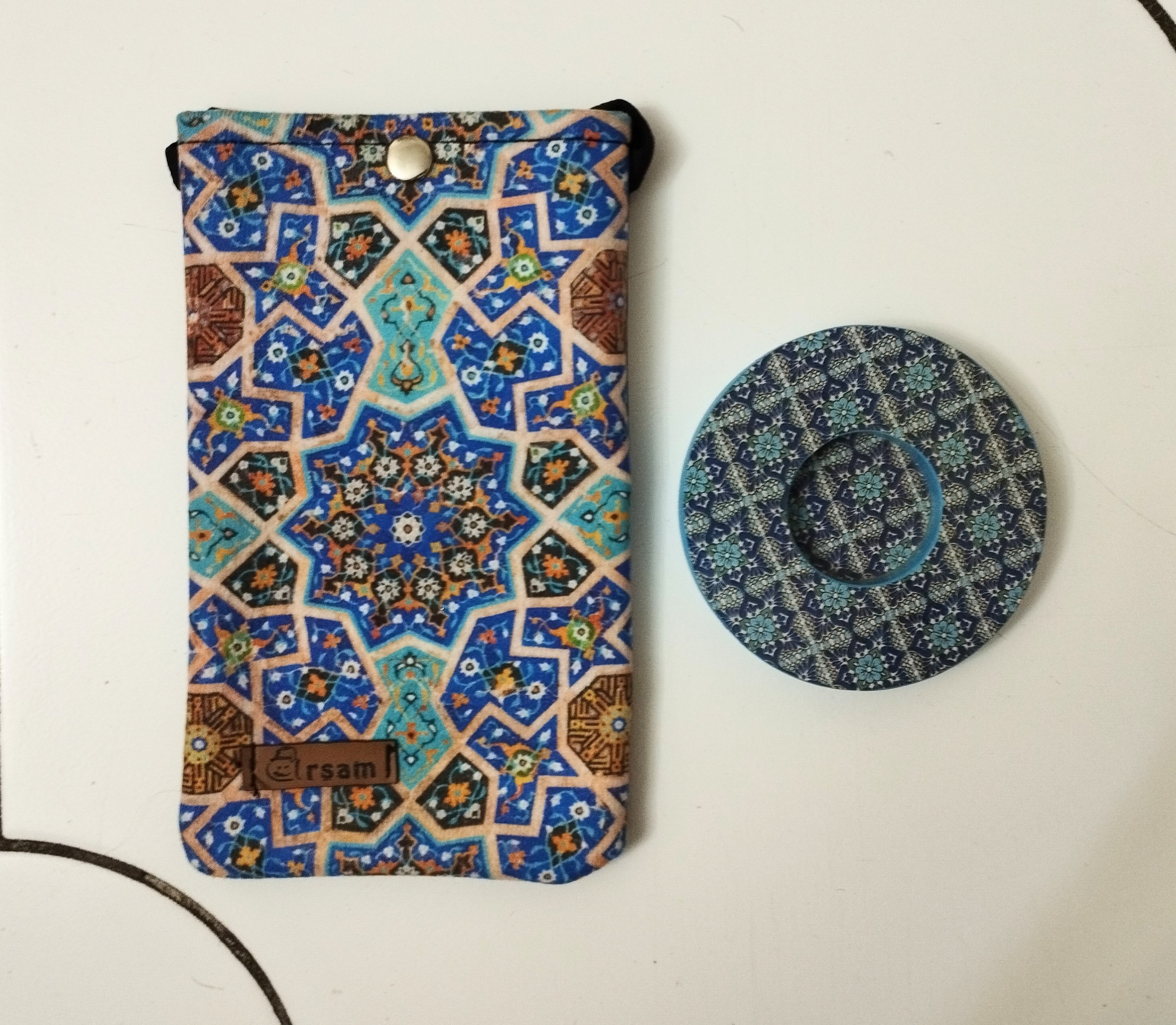 کیف مدارک زنانه با جا شمعی / برند آرسام