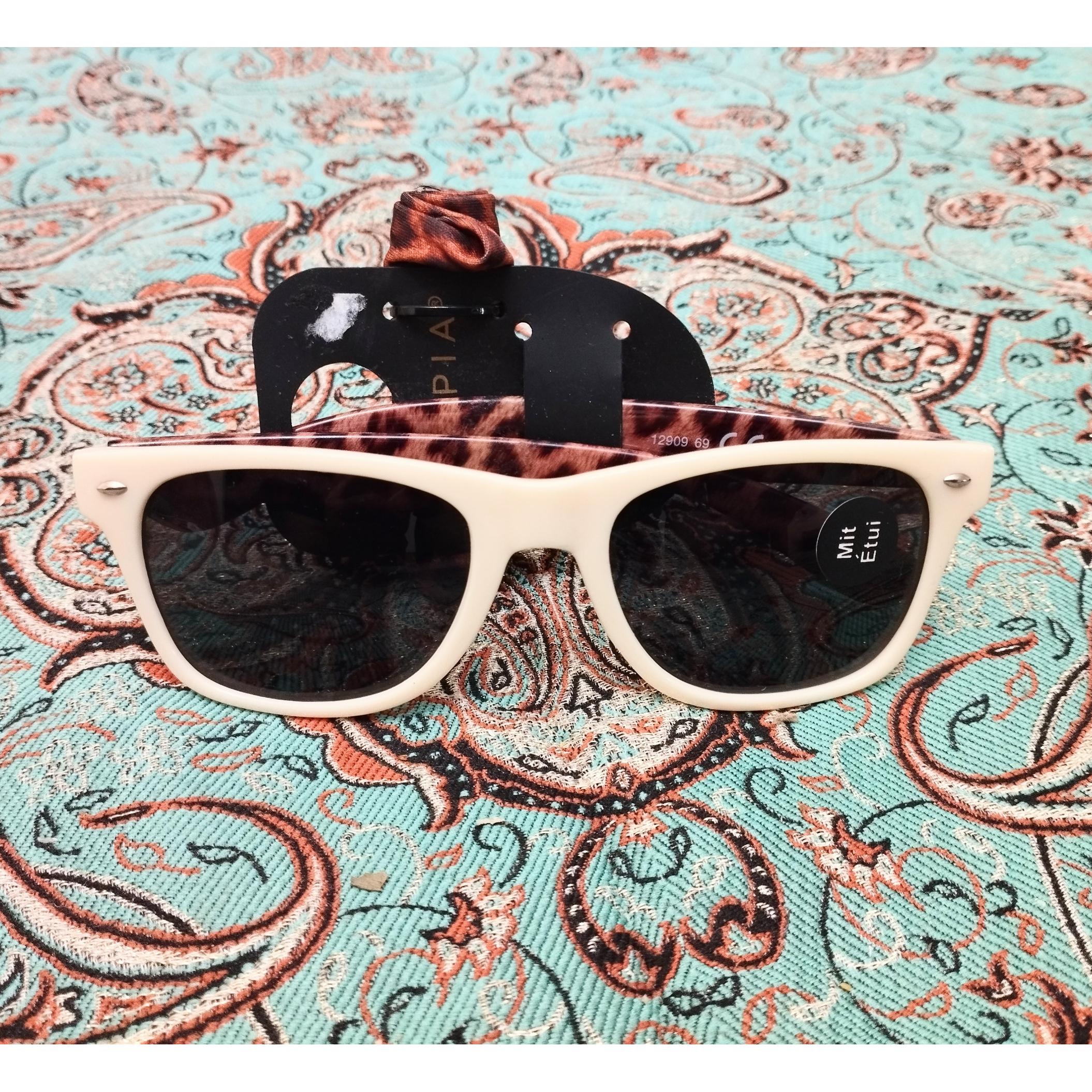 عینک طرح ویفر زنانه / پلنگی / برند OPIA / ارجینال