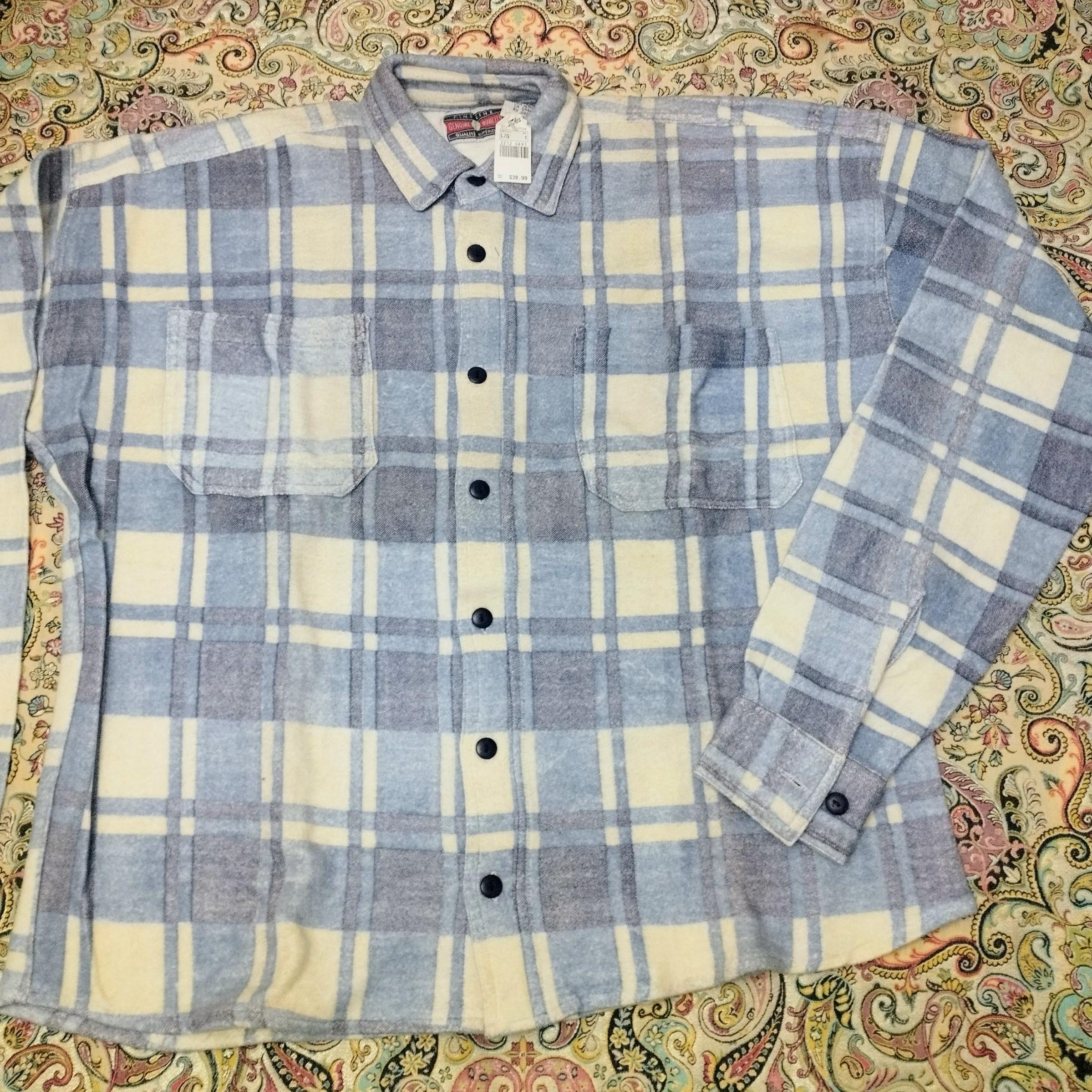 پیراهن حوله ای چهارخانه / سایز XXL / زمستانه