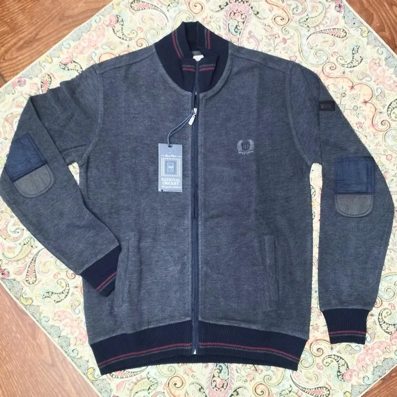 سویشرت تمام زیپ / سایز M / ذغالی / تولید ترکیه