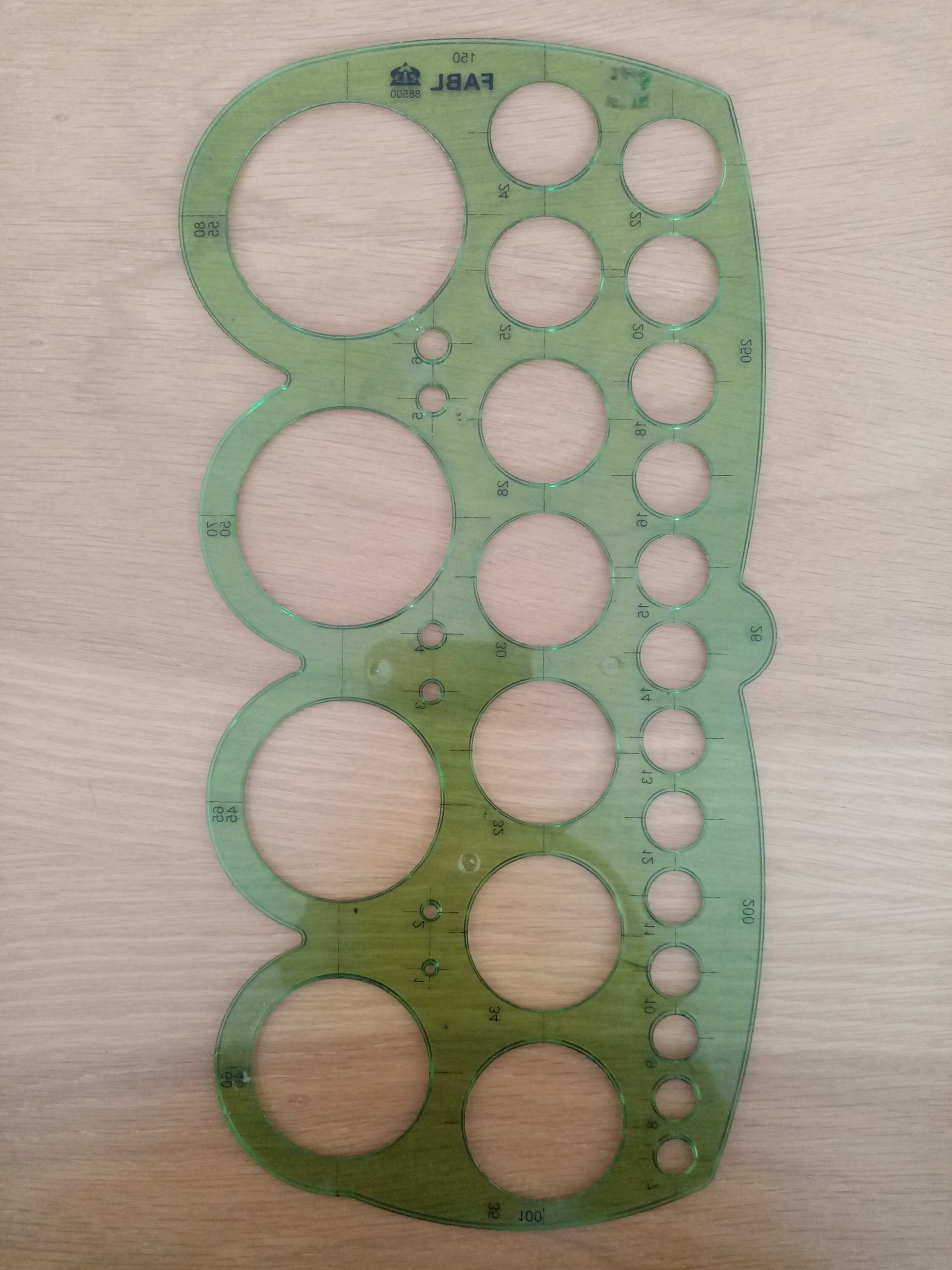 شابلن ترسیم دایره میلیمتری