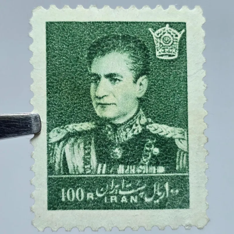 100 ریالی پستی دهم بدون شارنیه کتاب 6.500 میلیون
