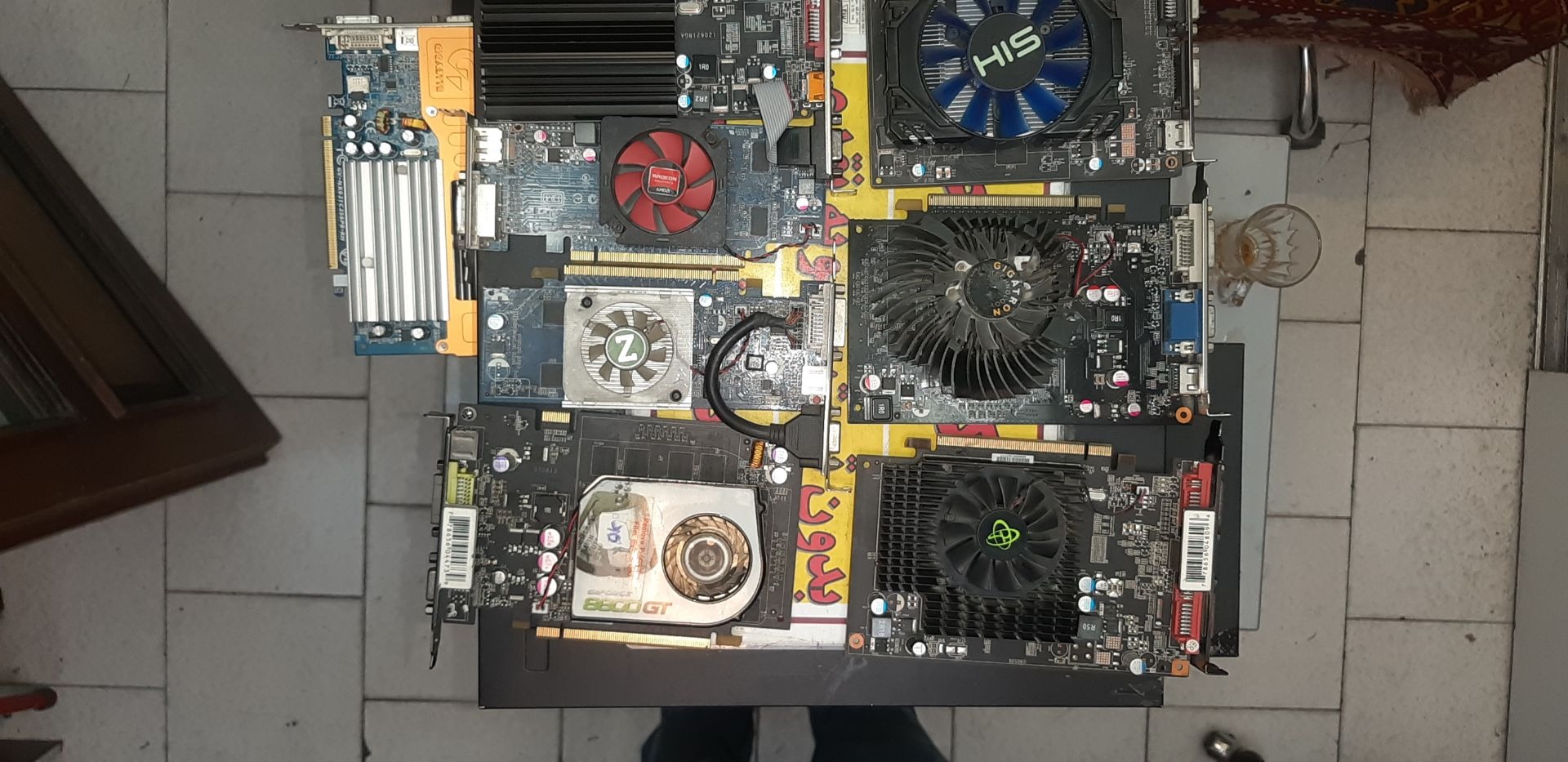 پک هشت عددی کارت گرافیک PCIx