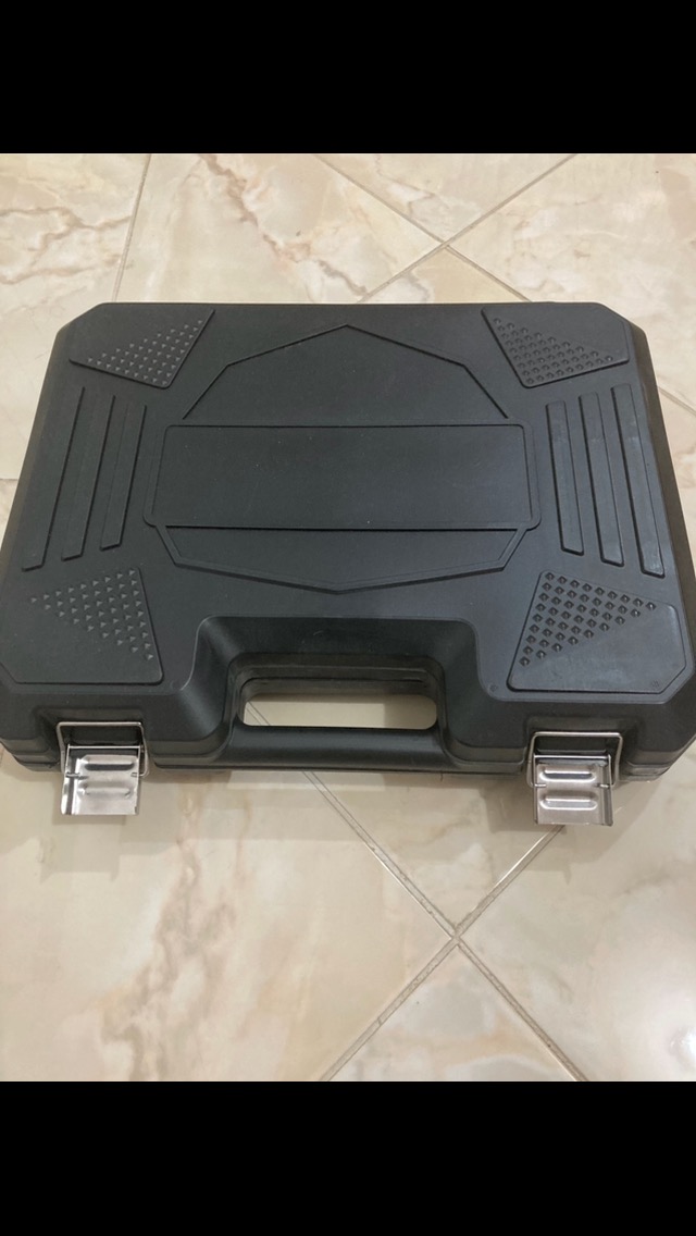 دریل برقی با جعبه ابزار کامل 128 پارچه