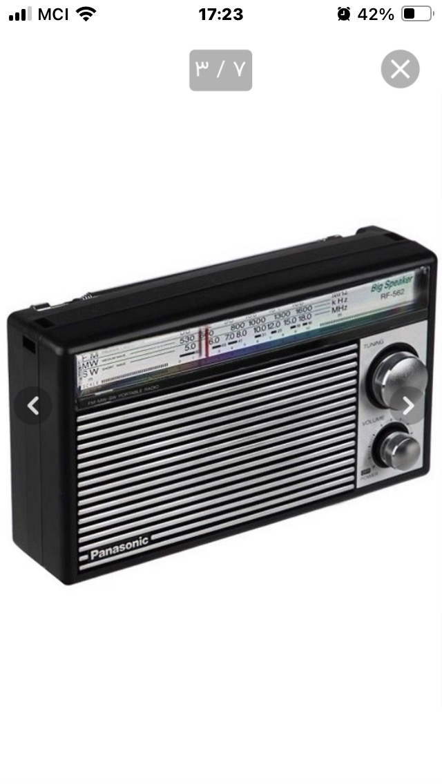 رادیو پاناسونیک ساخت اندونزی