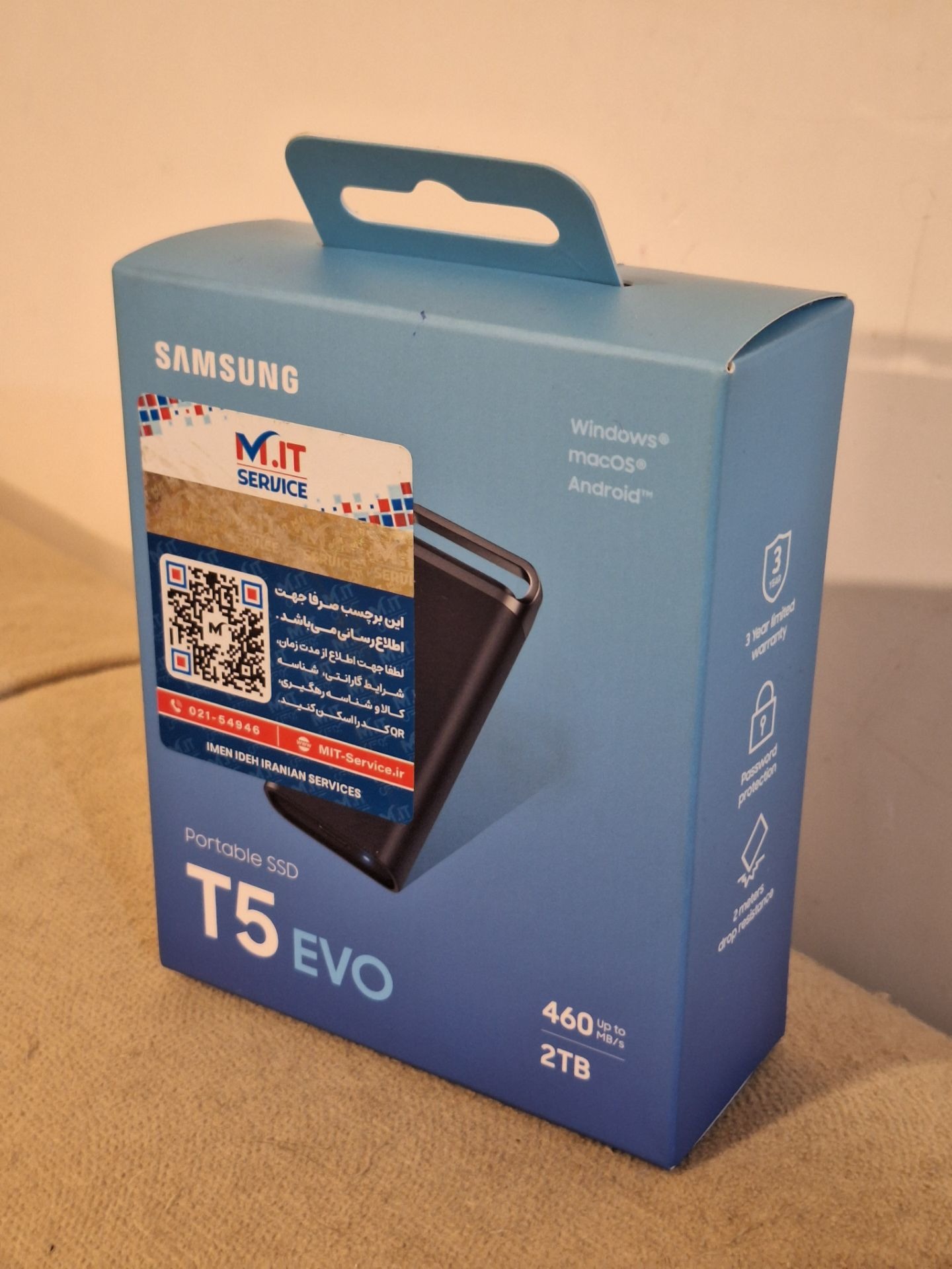 حافظه SSD اکسترنال سامسونگ - ساخت کره