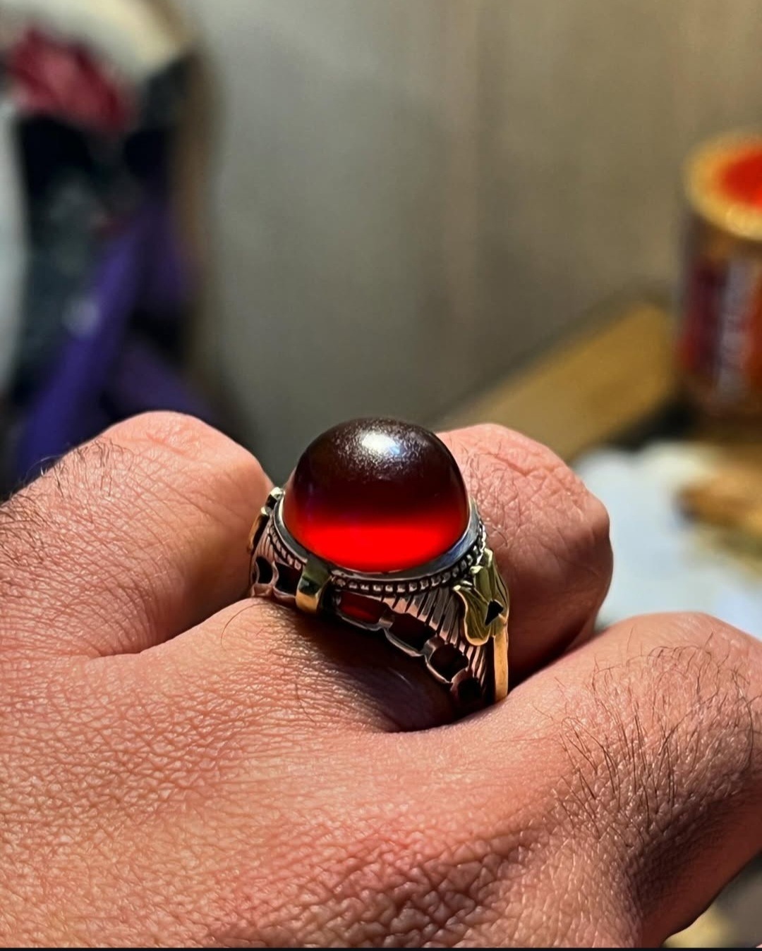 انگشتر مرحوم ممی سعادت