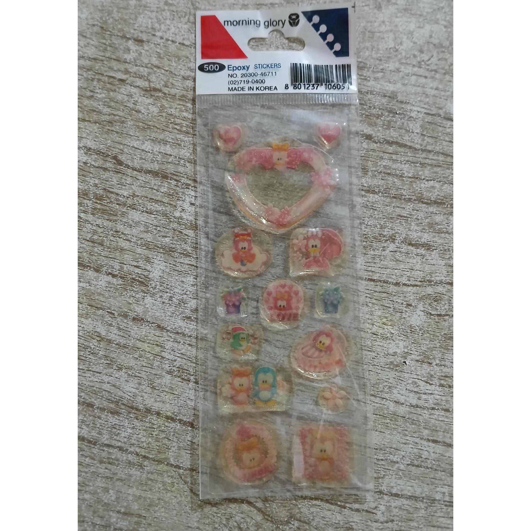 استیکر دخترانه اصل کره ای شاین دار