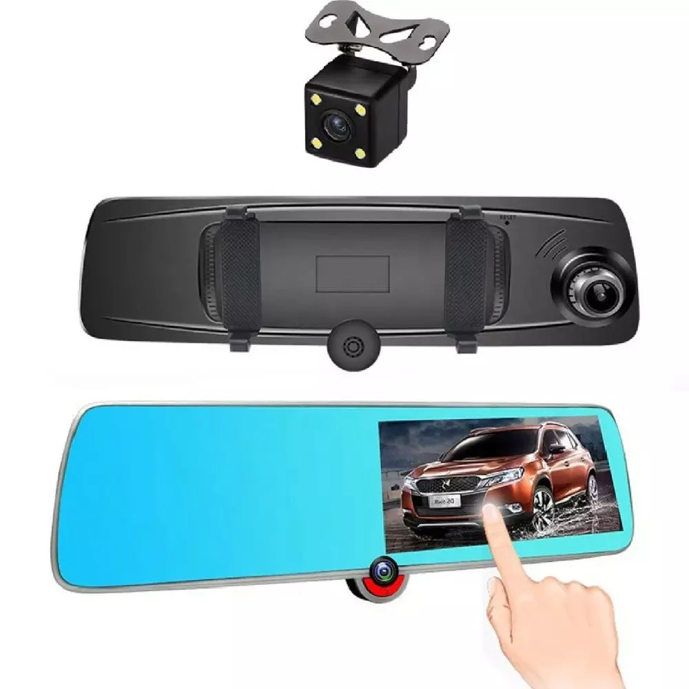 آینه مانیتور دار 3 دوربینه تاچ اسکرین V805