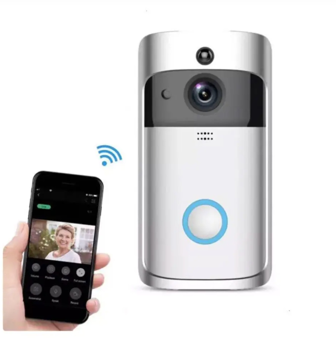 آیفون تصویری بی سیم اینترنتی Video Doorbell V5