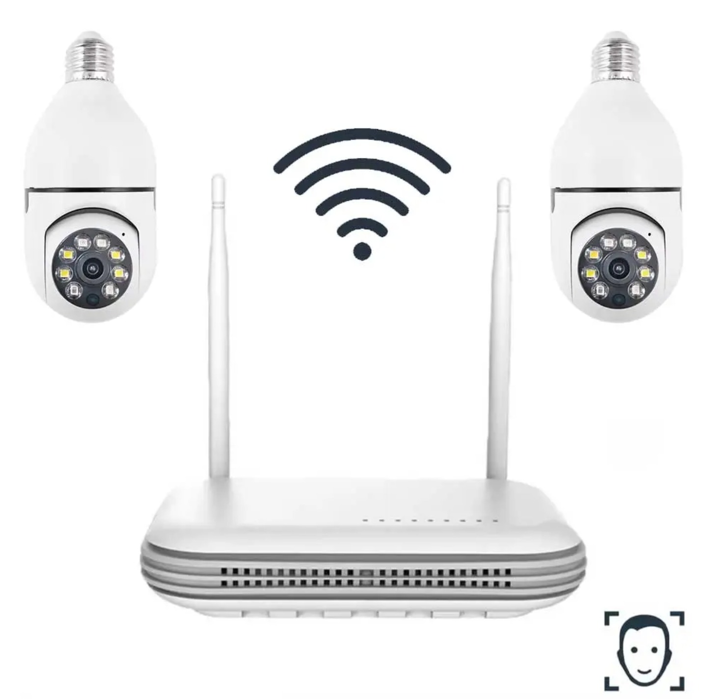 پکیج وایرلس لامپی ای سی سی ICSEE-NVR WIFI