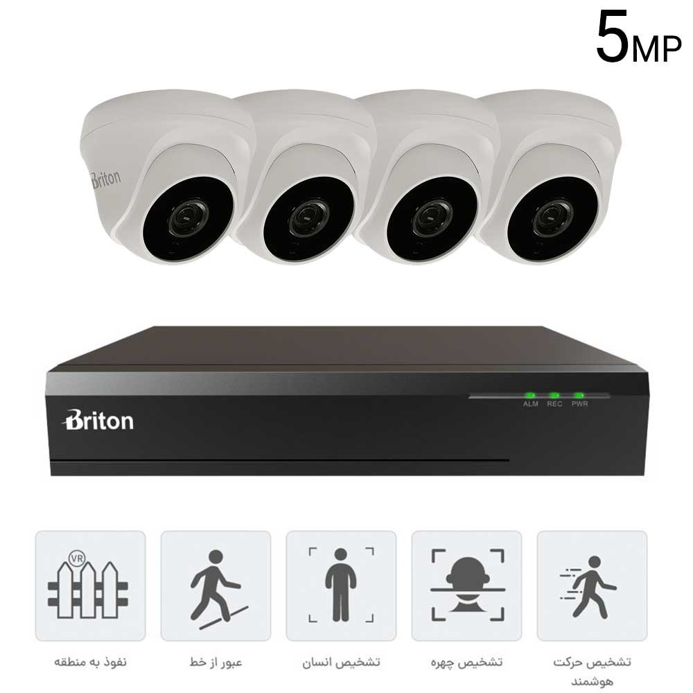 پک 5 مگاپیکسل برایتون 4 دوربینه UVC-4ch briton