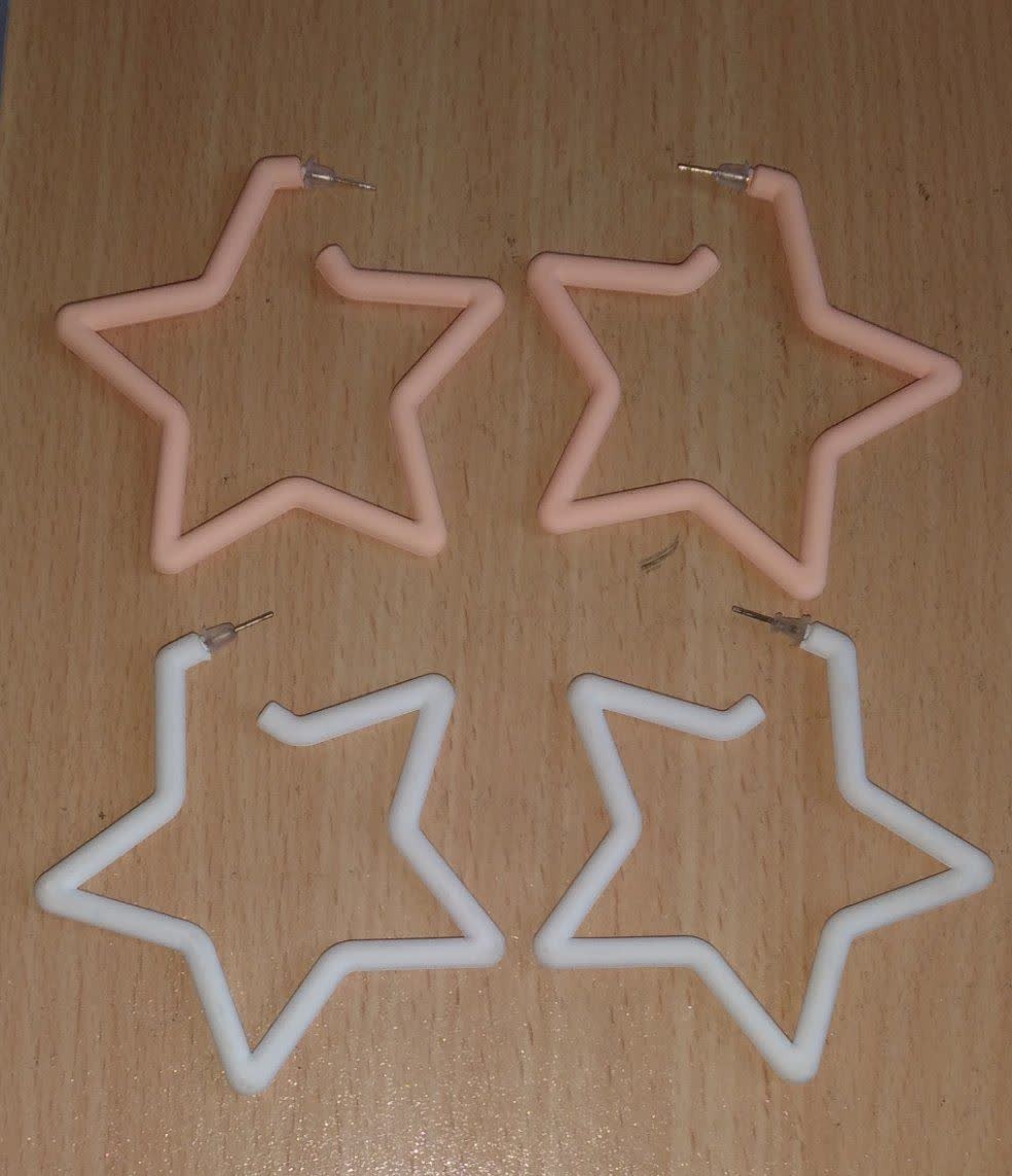 گوشواره ستاره ای شمعی همراه هدیه