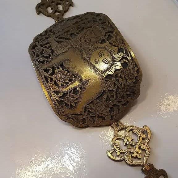 بازوبند برنجی قلم و شبکه