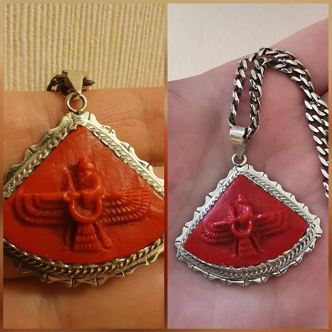 گردنبند مرجان قدیمی