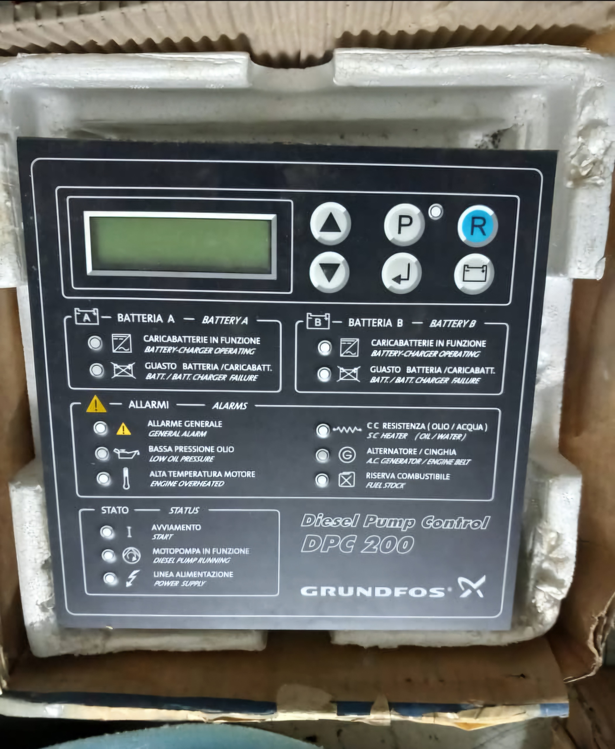 کنترلر اورجینال دیزل پمپ Grundfos DPC 200