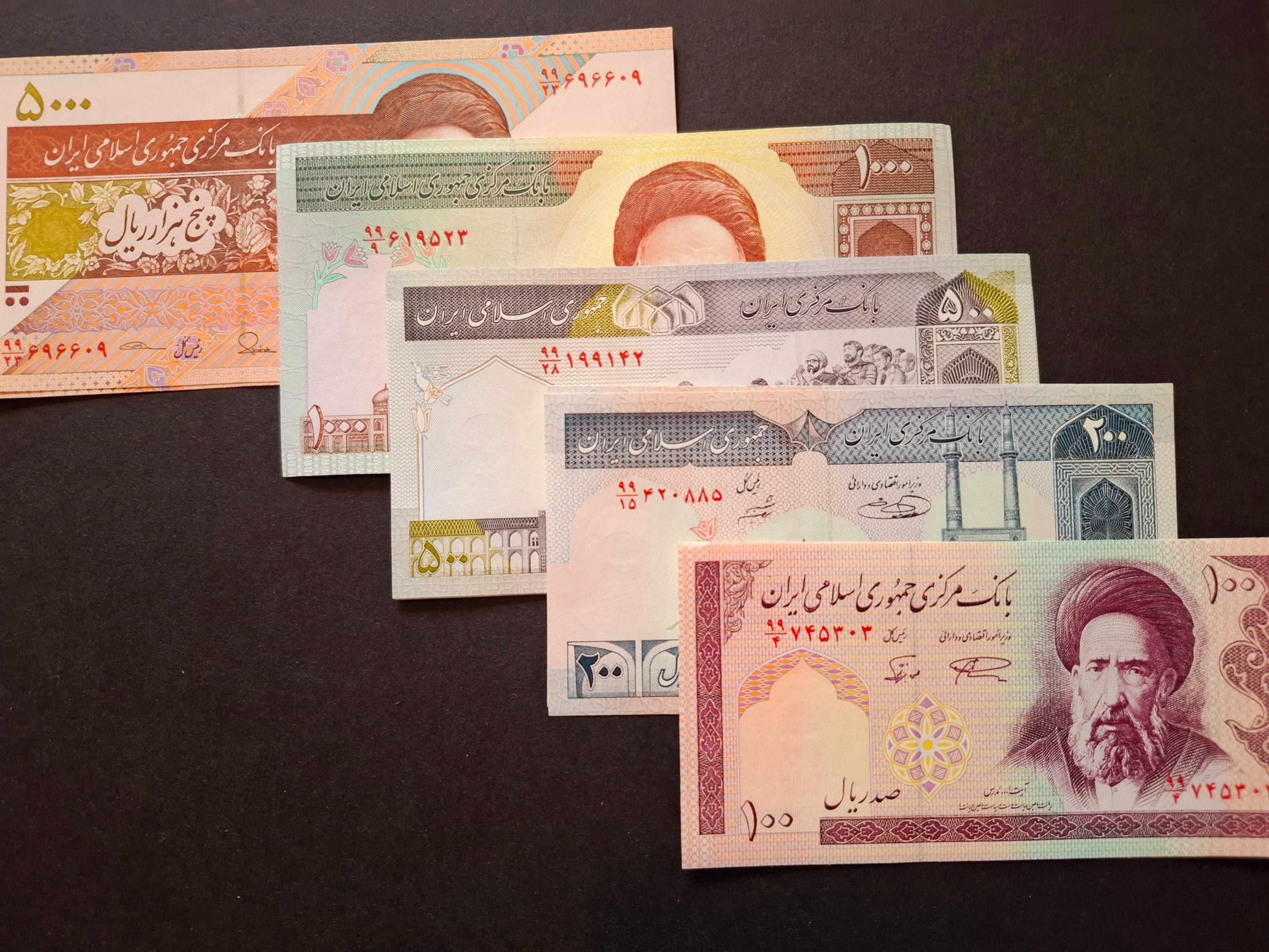 12 جفت اسکناس ارزشمند وکلکسیونی صورت 99