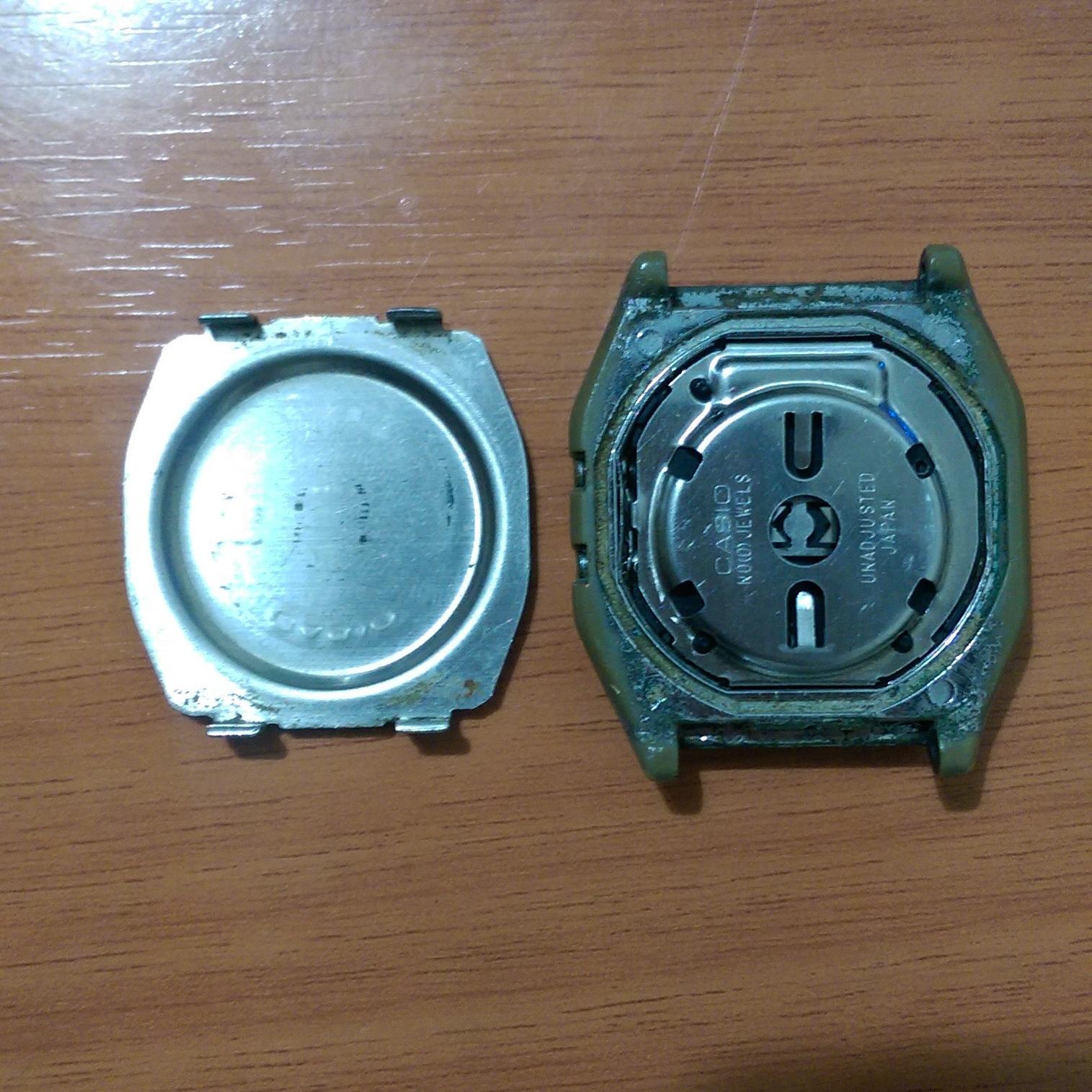 ساعت کاسیو ژاپنی قدیمی معیوب