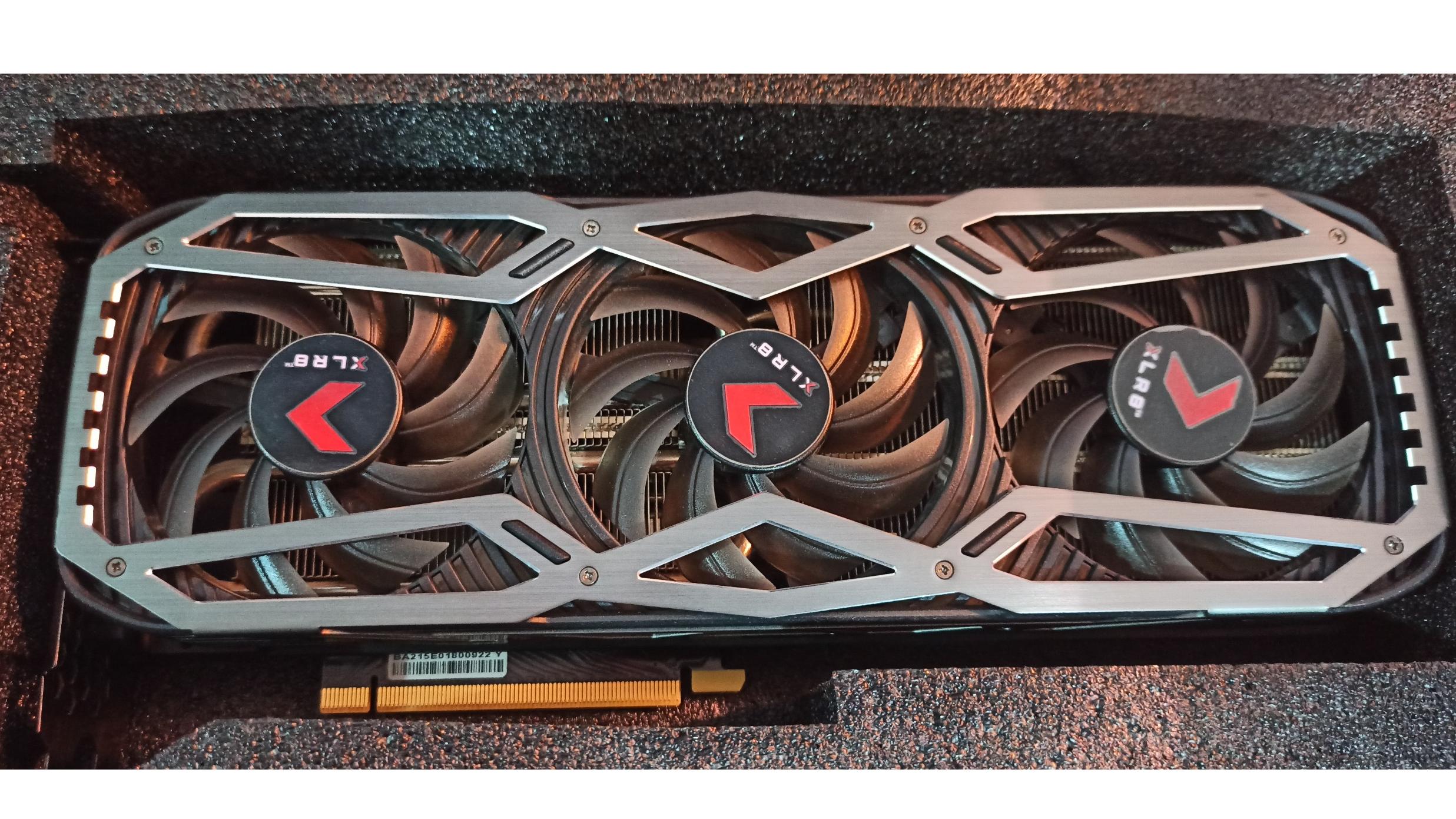 گرافیک PNY RTX 3070 TI درحد نو واقعی