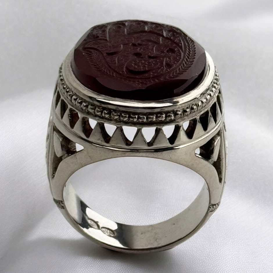 انگشتر نقره مردانه مدل R1579