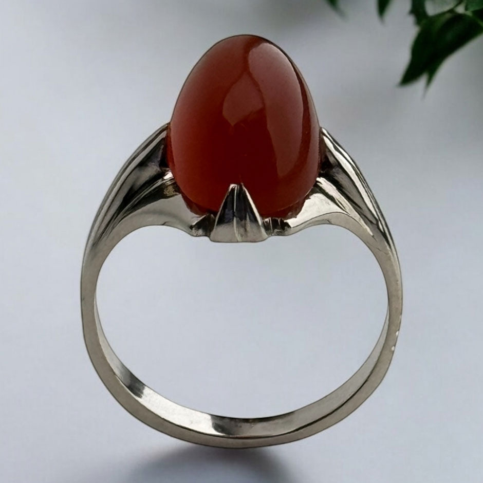 انگشتر نقره مردانه مدل R1603
