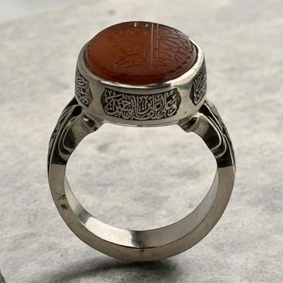 انگشتر نقره مردانه مدل R1609