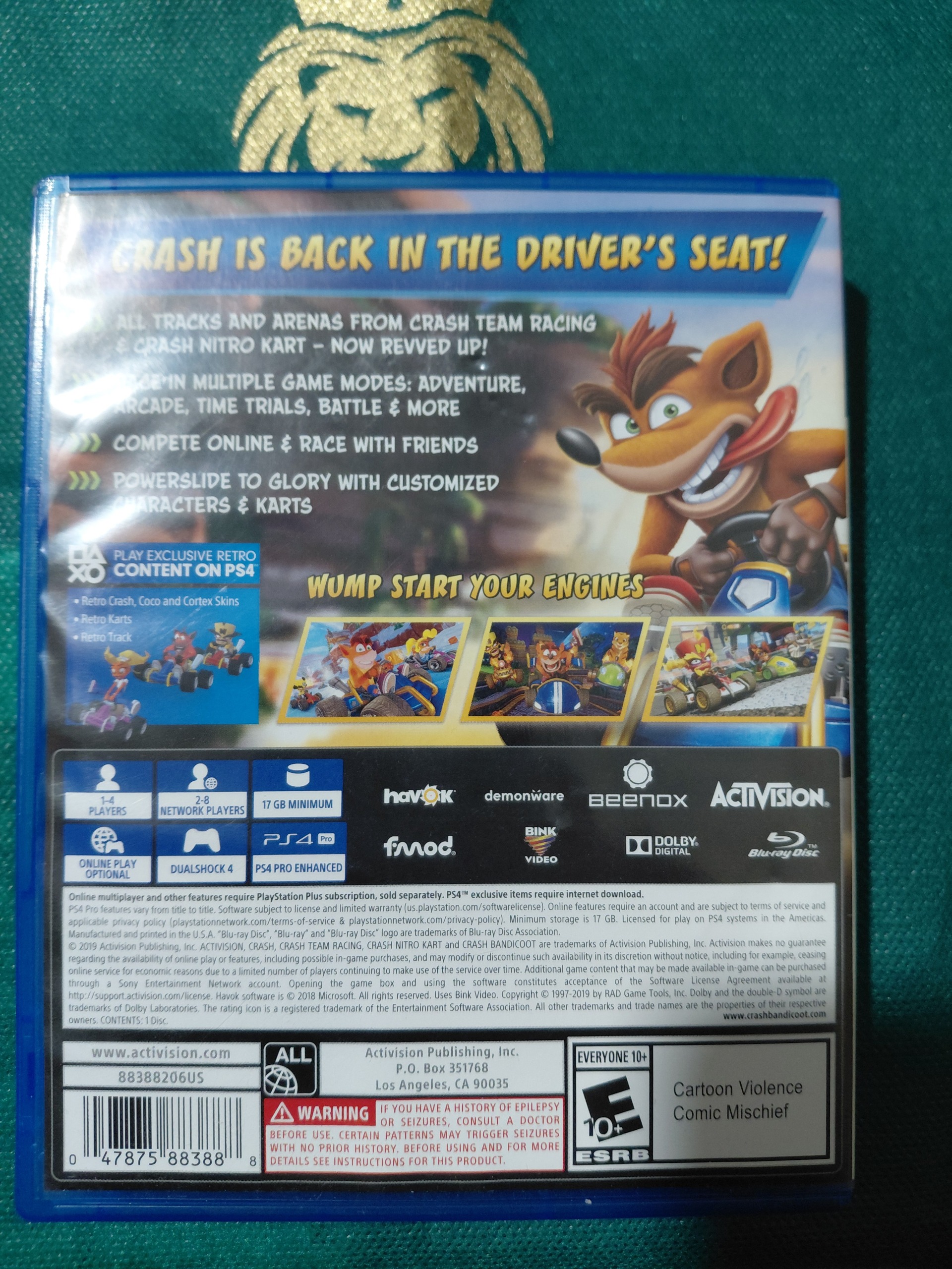 Crash team racing ریجن All