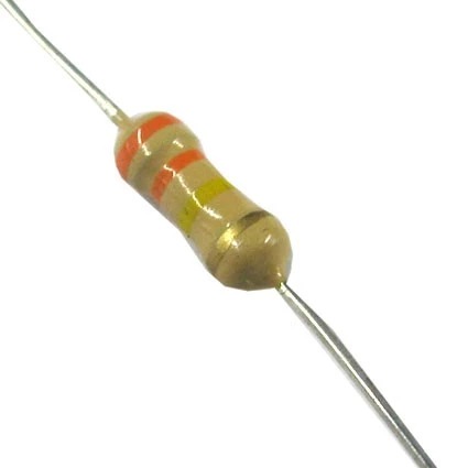 مقاومت 330 کیلو اهم 1/4 وات بسته 25 عددی